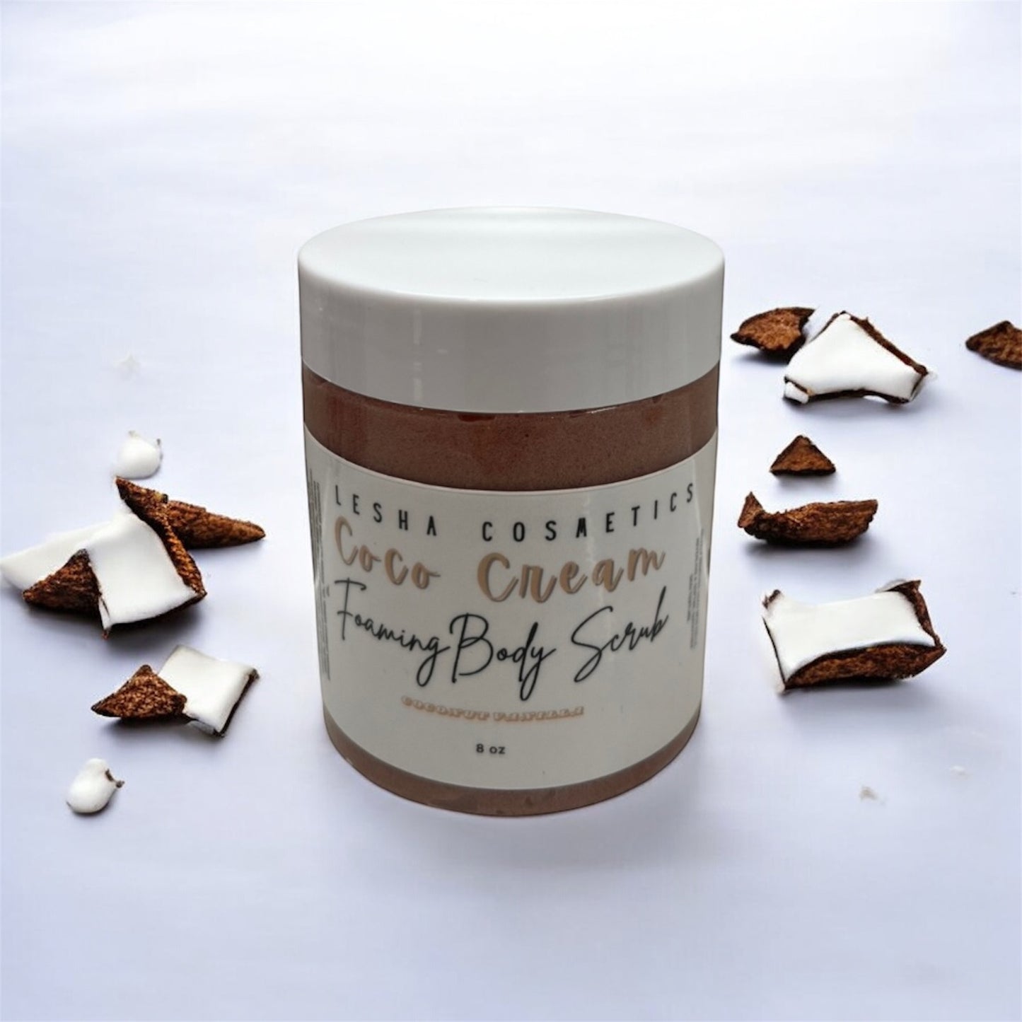 Coco Cream Foaming Hydrating Body Scrub – Coconut & Vanilla