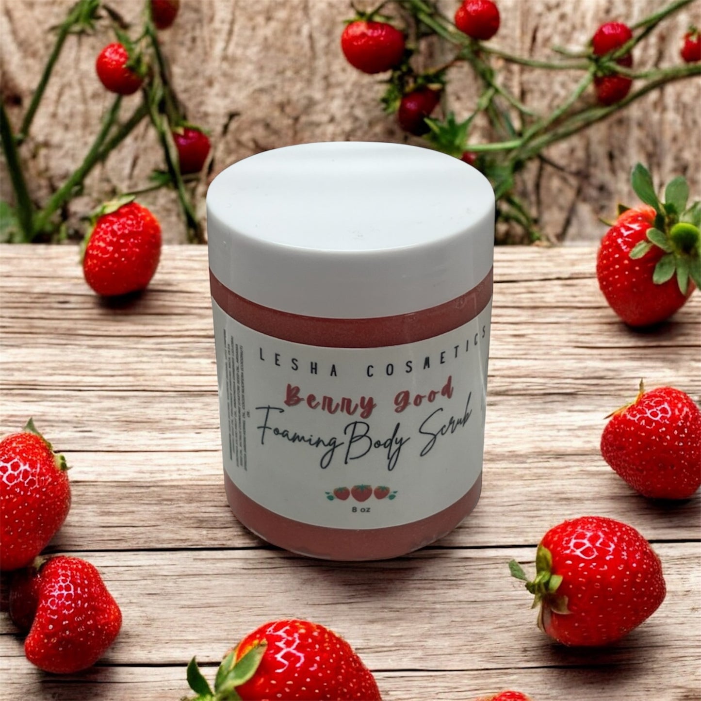 Berry good foaming hydrating body scrub