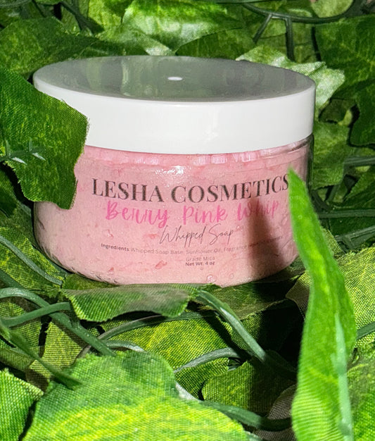 Berry Pink Whipped Soap | Soft Glow Cleanse