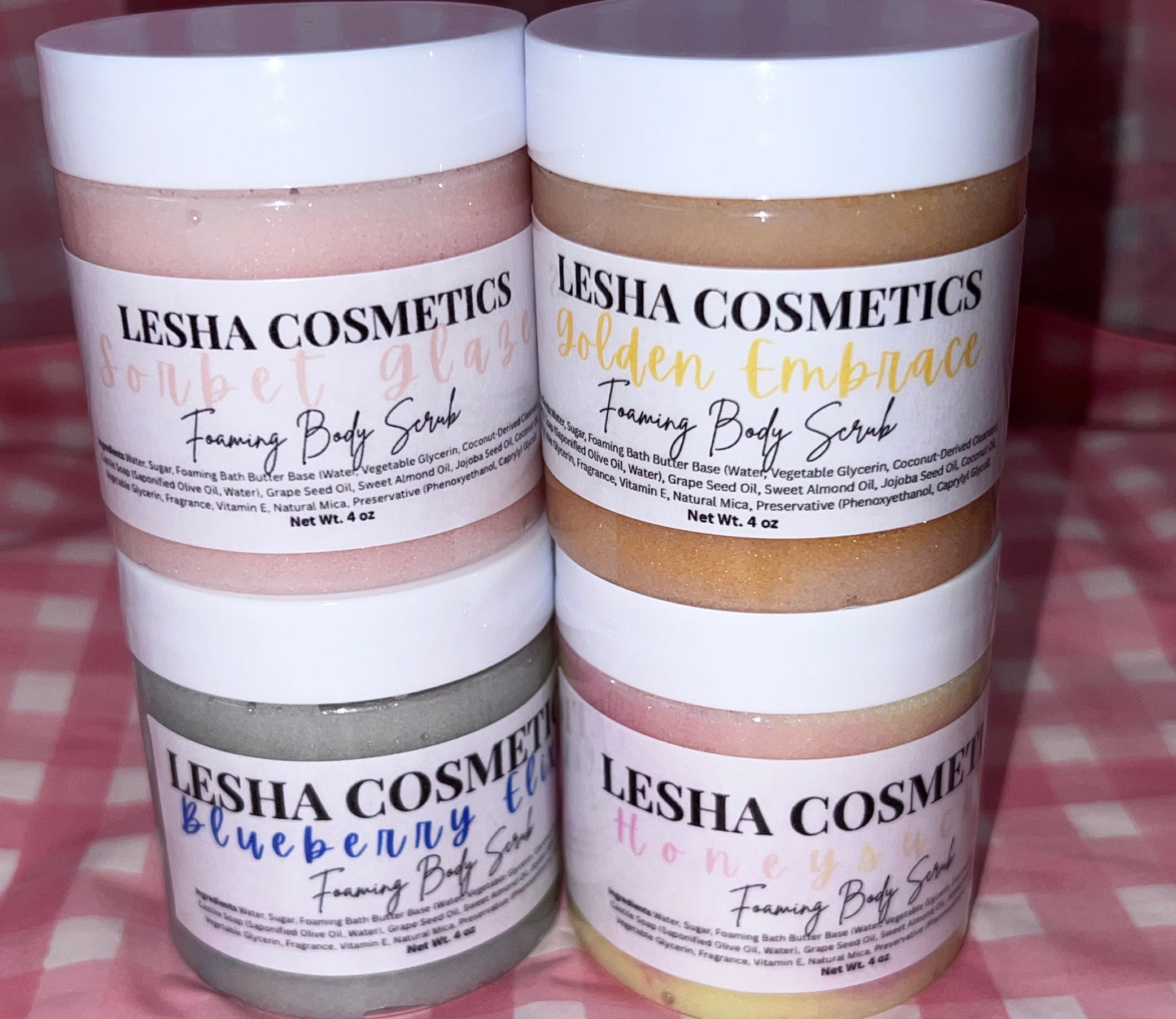 Foaming body scrub 4 oz Collection | Pick your scent
