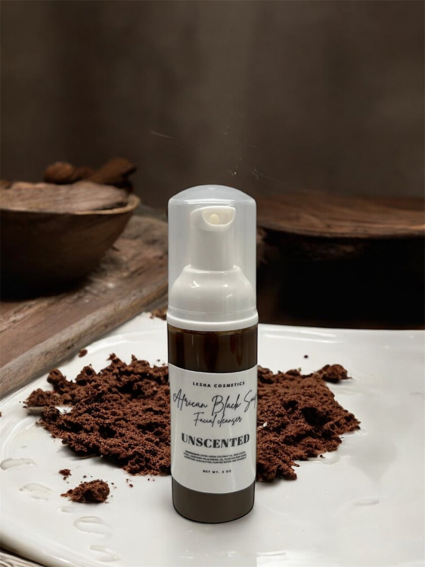 African Black Soap Facial Cleanser